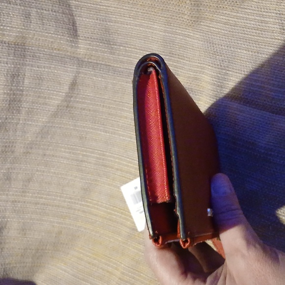 Firm$!Nwt Double Wide Organizer Wristlet Clutch Michael Kors Red Wristlet Wallet - Picture 11 of 11